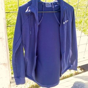 Gymshark blue zip up jacket